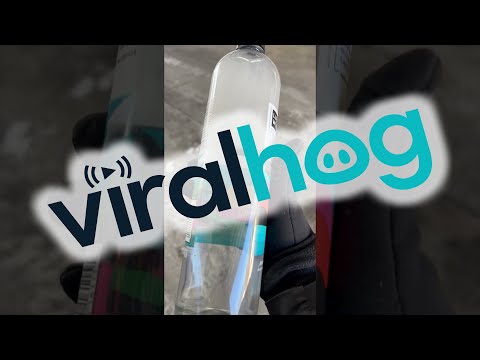 Water Bottle Freezes Instantly || ViralHog