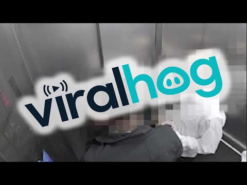 Office Workers Blasted by Extreme Wind || ViralHog