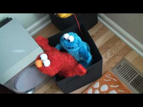Elmo and Cookie Monster have some Adult Fun