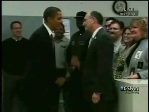 Obama Shakes Hands - Fresh Prince Style