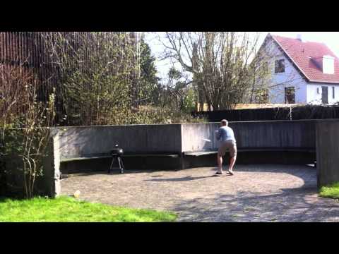 CRAZY Double Wall Ride Trick Shot