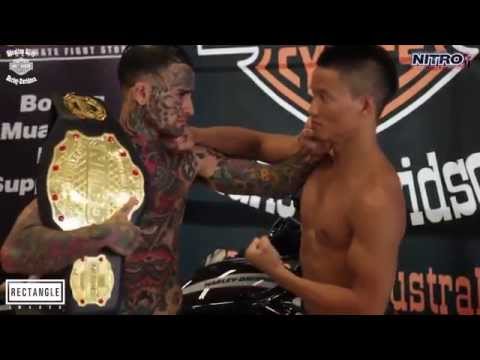 Tattooed bully acts cocky and gets knocked out by Ben Nguyen in 20 seconds!(Original official video)