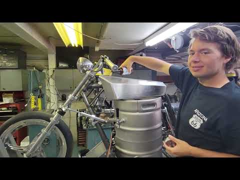 Ninkasi Beer used as fuel to run Beer Powered Motorcycle