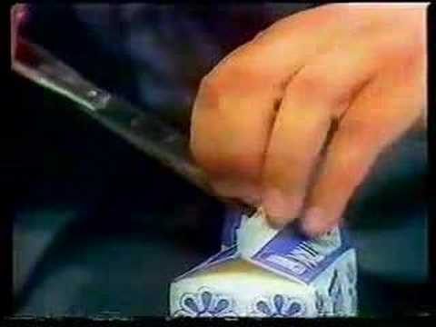 TV Outtakes - Opening A Milk Carton
