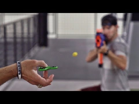Fidget Spinner Trick Shots | Dude Perfect