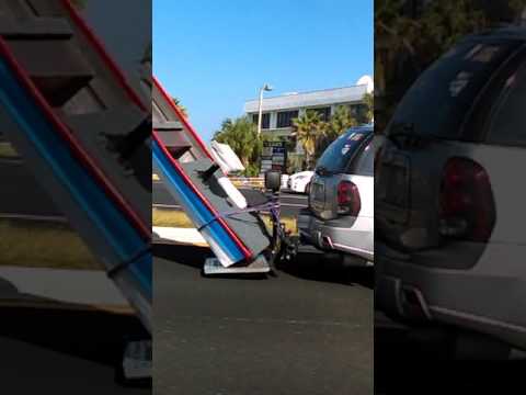 Driver&#039;s Unique Boat Towing Method Flabbergasts Motorists