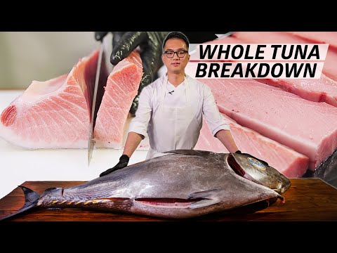How a Master Sushi Chef Butchers a 250 Pound Bluefin Tuna — Omakase
