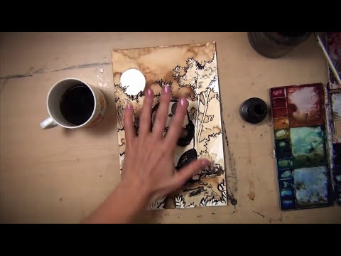 Panda Painting - coffee time