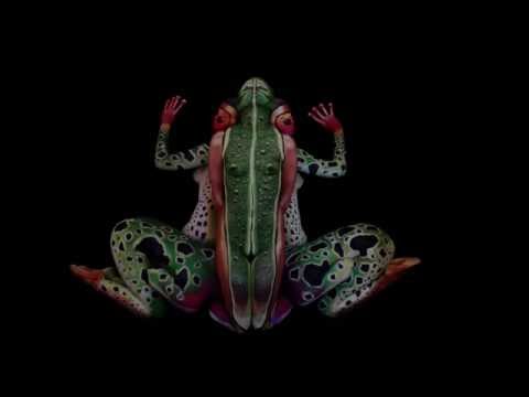The Frog - impressive creation - Fine Art Bodypainting by Johannes Stötter