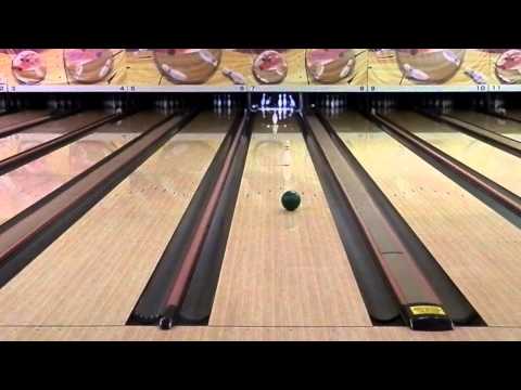 Spinning Bowling Ball Trick Shot!
