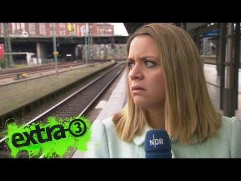 Jasmin mit einem typischen Bahnstreik-Bericht | extra 3 | NDR