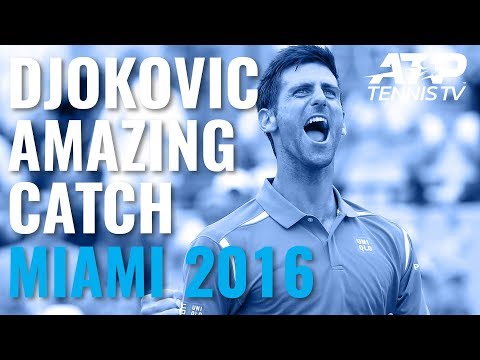Novak Djokovic Amazing Ball-In-Pocket Catch! | Miami Open 2016