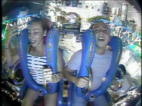 teenager passes out TWICE on slingshot ride