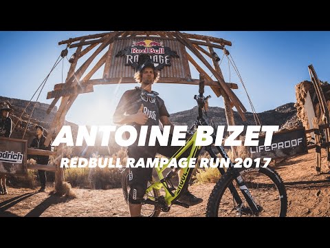 Antoine Bizet&#039;s 2017 Red Bull Rampage people&#039;s choice award run