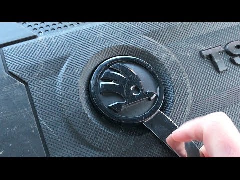 What is really hidden under Skoda badge on engine covers?