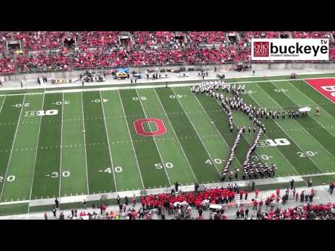 Ohio State Marching Band &quot;Michael Jackson Tribute&quot; - Halftime vs. Iowa: 10-19-13