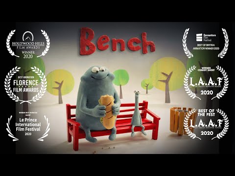 BENCH - STOP MOTION ANIMATED SHORT FILM #animation #waaber #bench