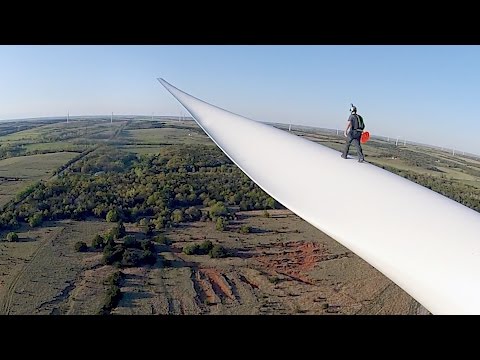 Bladerunner: Wind Turbine BASE Jump