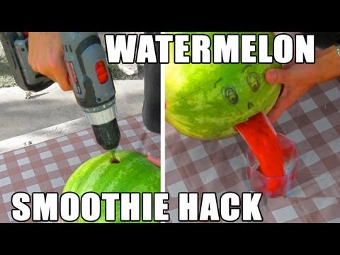 Simple Watermelon Smoothie Hack