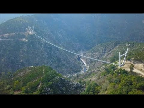 Portugal opens world&#039;s longest suspended footbridge
