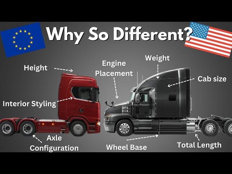 Why American and European Trucks Are So Different