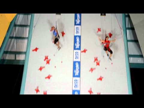 NEW World record in speed climbing 2011 (6.26 seconds) HD