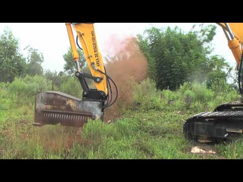 Excavator mulchers - Land clearing equipment - Forestry mulcher - DENISCIMAF.com
