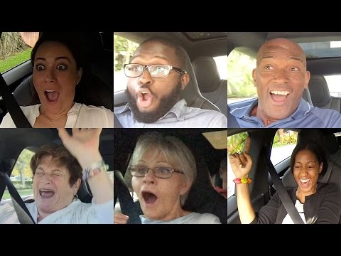 Tesla P85D Insane Mode Launch Reactions Compilation - Explicit Version with Brooks Weisblat