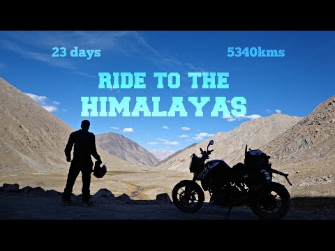 GoPro : Ride to the Himalayas | Leh Ladakh to Bangalore | 23 days-5340kms |KTM Duke 200