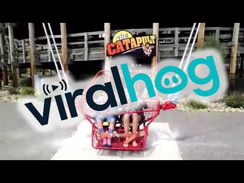 Close Call On The Catapult || ViralHog