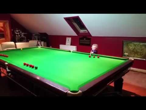 Adam Wynne Amazing 3 Year Old Irish Snooker Kid