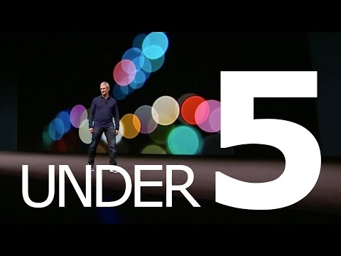 Apple&#039;s iPhone 7 Event in Under 5 Minutes