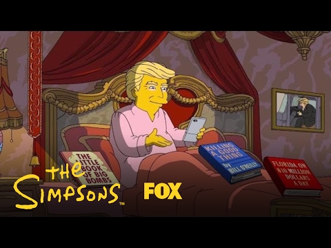 Donald Trump&#039;s First 100 Days In Office | Season 28 | The Simpsons