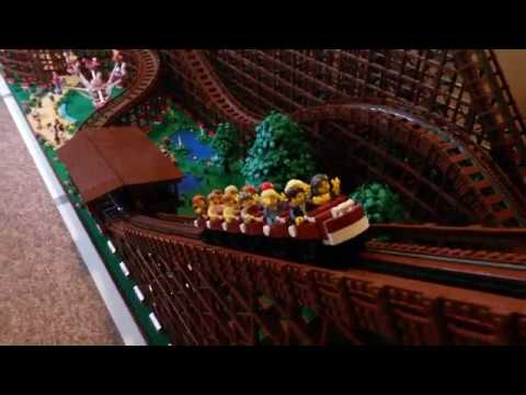 El Toro Wooden Roller Coaster from LEGO