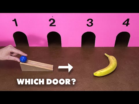 Which Door Will The Ball Hit? | Joseph&#039;s Puzzle Machines