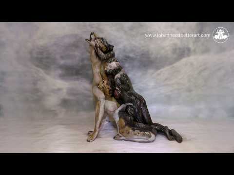 The Wolf - Fine Art Bodypainting by Johannes Stötter