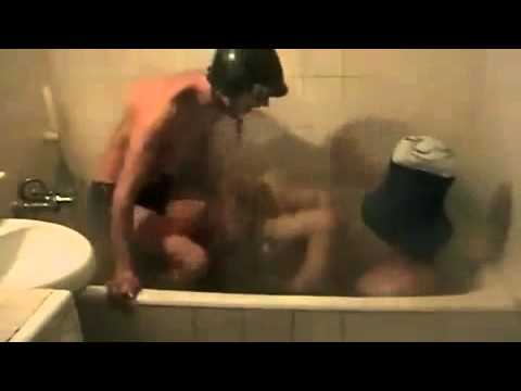 Russian Idiots set Fireworks in Bathtub ORIGINAL FULL VIDEO
