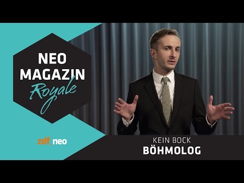 Böhmolog: Kein Bock | NEO MAGAZIN ROYALE mit Jan Böhmermann - ZDFneo