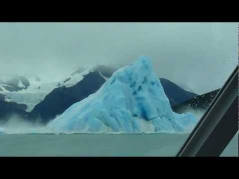 Iceberg flipping over...