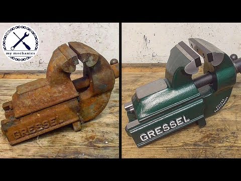 Rusty Deadlocked Vise - Perfect Restoration