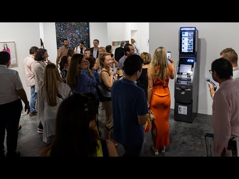 This Art Basel ATM ranks bank accounts on a leaderboard