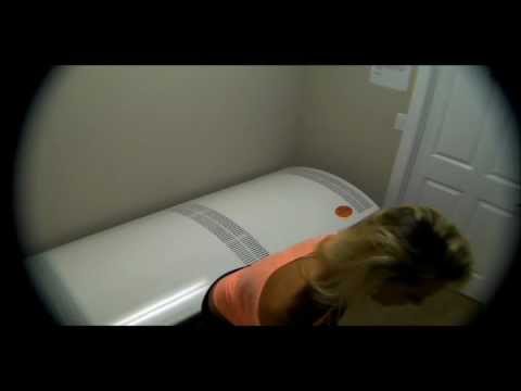 Hot Blonde Tanning Bed Scare (ORIGINAL) (AS SEEN ON MTV)