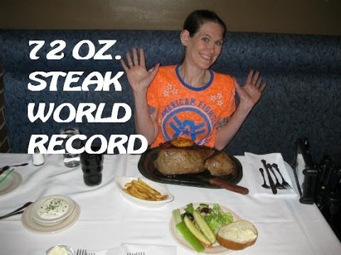 WORLD RECORD Molly Schuyler Devours 72 oz. Steak in Under 3 Minutes!