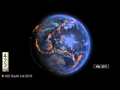 WORLD EARTHQUAKES 2000 - 2015 Data Visualization
