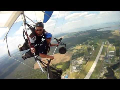 Hilarious Hang Gliding Puke at 2,000 Feet