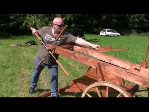 As big as a car: Huge Slingshot Cannon in Action