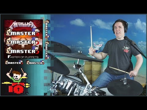&quot;Master Of Puppets&quot; But Every Time He Says &quot;Master&quot; It Gets Faster On Drums!