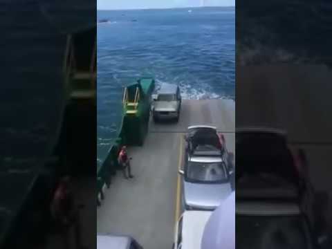 Unsecured Car Lost at Sea After Rolling Off Ferry