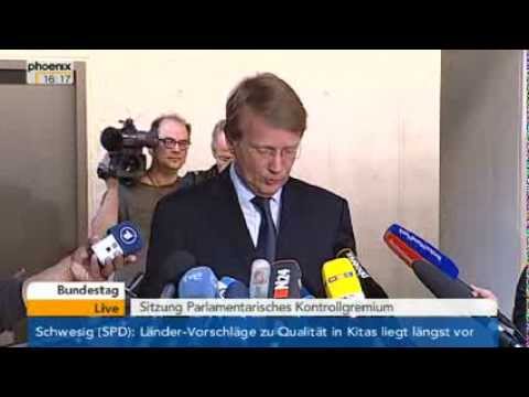 PhoenixTV - Kontrollgremium NSA-Affäre (05) Ronald Pofalla #CDU (1/2) - 12.08.2013