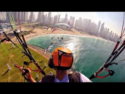 Sky Racers! - Dubai! - Flying in 4K - Paramotor Parabatix | DEVINSUPERTRAMP